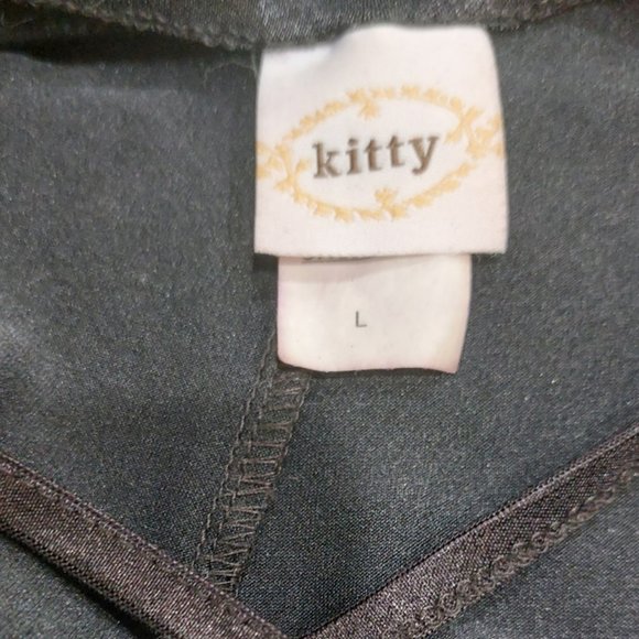 ๐ฅCHIC & SEXY๐ฅVTG Embroidered Mesh Insert Detail Jumpsuit In Black - Picture 14 of 16